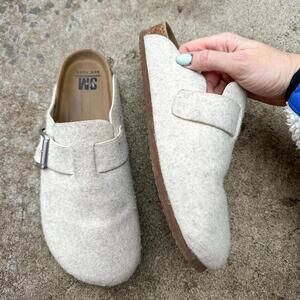 SM New York Fuzzy Clogs Women’s 10 Slip On Soft Cushioned Footbed Comfort Shoes